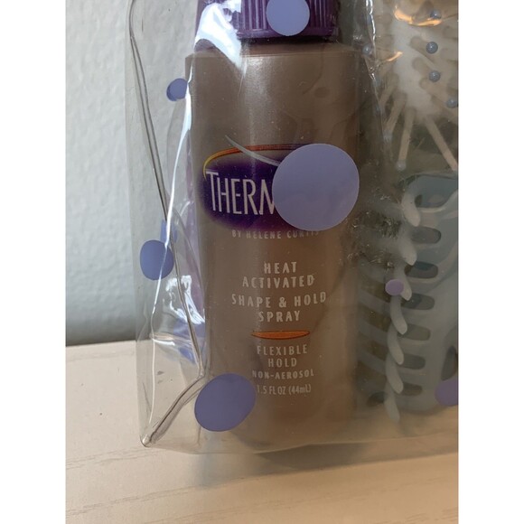 VTG y2k 2000s ThermaSilk heat KIT shape hold spray flexible Shampoo Conair Brush - Picture 6 of 9